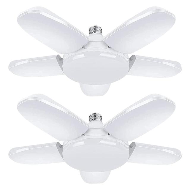 Jornarshar ペンダ ントライト ガレージライト LEDライト屋内 100W 2個 10000lm LED電球 6500K 天井照明 照明 取付簡単 工事不要 角度調節 4,866円