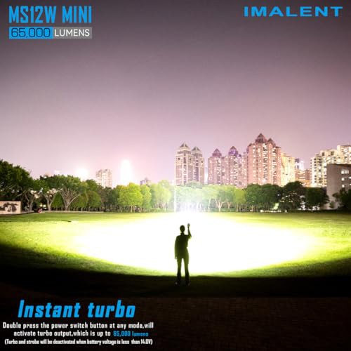 IMALENT MS12 MINI 懐中電灯 超高輝度65000ルーメン 遠距離照射1036