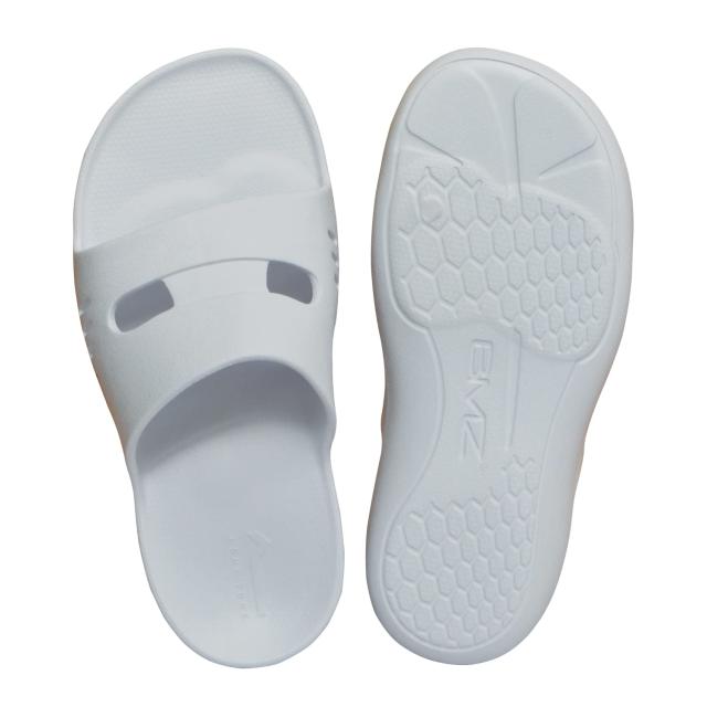 BMZ リカバリーサンダル アシトレサンダル バンドタイプ (ホワイト, 24.0cm) 立方骨サポートで足腰の負担軽減