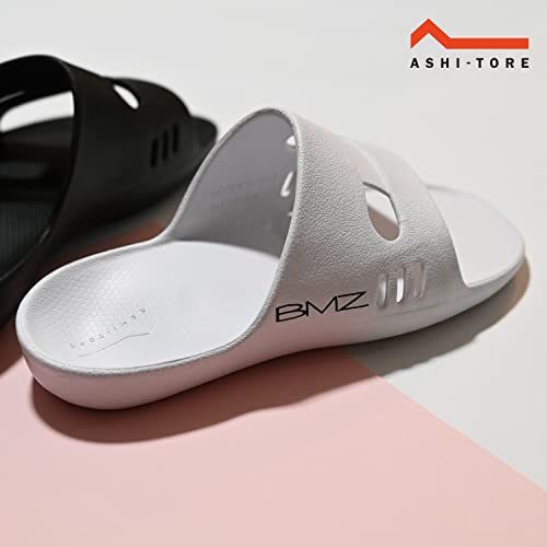BMZ リカバリーサンダル アシトレサンダル (ホワイト, 25.0cm) 立方骨サポートで足腰の負担軽減