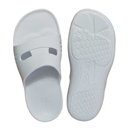 BMZ リカバリーサンダル アシトレサンダル バンドタイプ (ホワイト, 22.0cm) 立方骨サポートで足腰の負担軽減