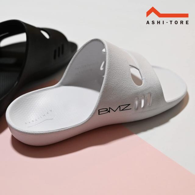 BMZ リカバリーサンダル アシトレサンダル バンドタイプ (ホワイト, 23.0cm) 立方骨サポートで足腰の負担軽減