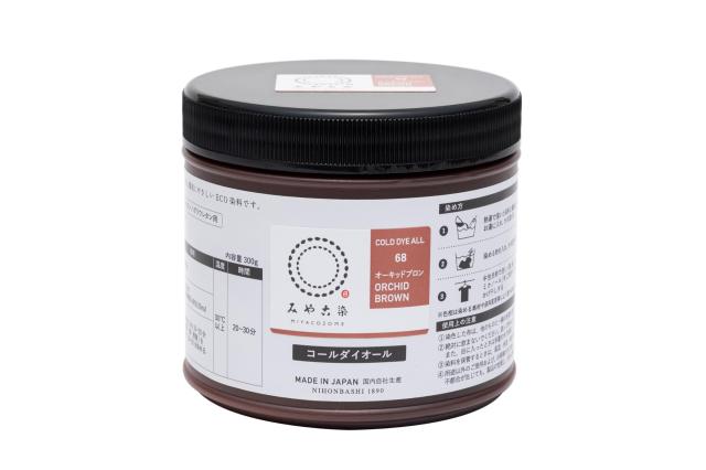 桂屋ファイングッズ みやこ染め 布用 ECO 染料 コールダイオール 300g入 徳用 #68 オーキッドブロン KF-CDOTの通販は