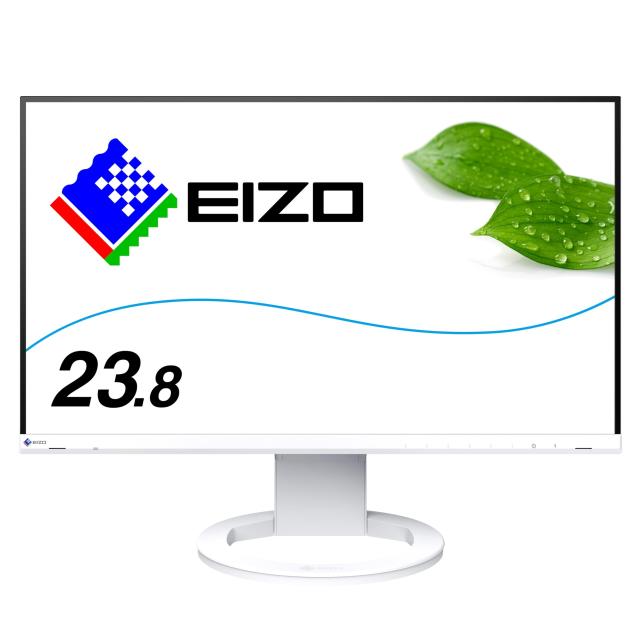 EIZO バックオフ ィス向けデイジーチェーン対応モニター | FlexScan EV2490-WT | 23.8型フルHD・USB Type-C(70W給電)・スタンド可動・ホワ