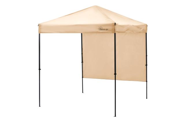 【限定！】SOLO UP ワンアクション タープ ワンタッチ タープテント キャンプ テント アウトドア サンシェード 横幕付き 2m 200 M-1240