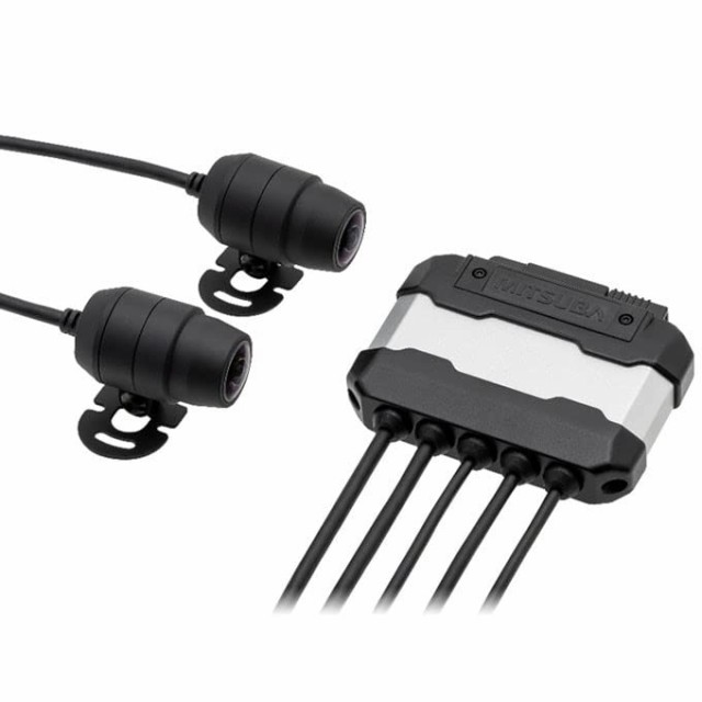MITSUBA(ミツバサンコーワ) バイク専用ドライブレコーダーEDR2ndシリーズ 前後2カメラ搭載スタンダードモデル EDR-22 黒の通販は