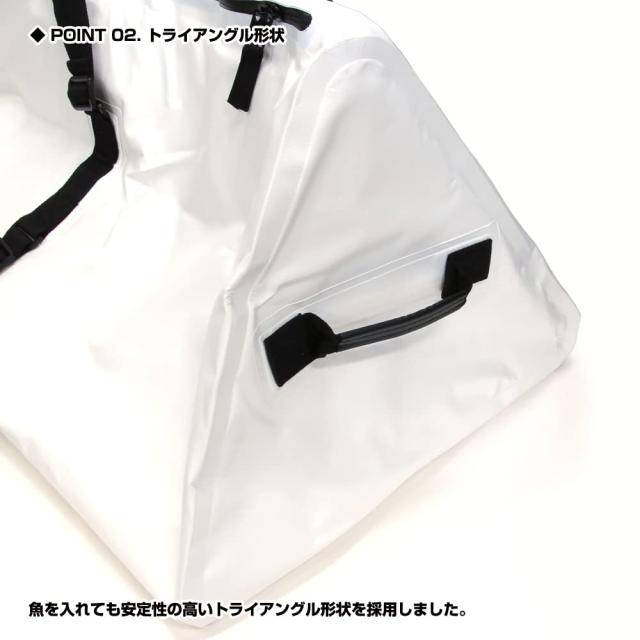 プロックス(Prox) 保冷トライアングル鮪バッグ 200/ホワイト PX257200W_2