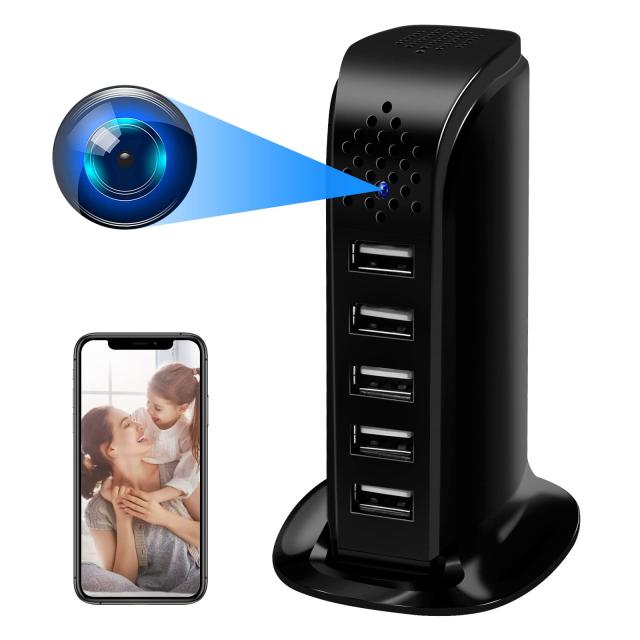 小型カメラ 隠しカメラ WiFi対応 超小型カメラ 1080P USB充電器型 スパイカメラ USBコンセント タワー式 防犯カメラ wifiカメラ スマホ対の通販は