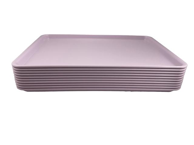 ネット限定業務用 セット 蝶プラ工業 プルアップトレー W36×D25×H1.7cm ラベンダー 3525 ノンスリップ加工 10枚セット の通販は 12,998円