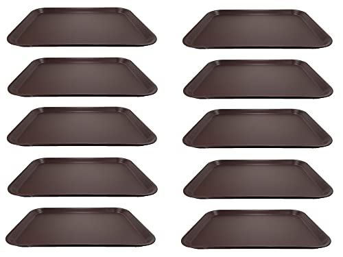 ネット限定業務用 セット 蝶プラ工業 プルアップトレー W43.5×D32.5×H1.7cm ワイン 3344 ノンスリップ加工 10枚セット の通販は