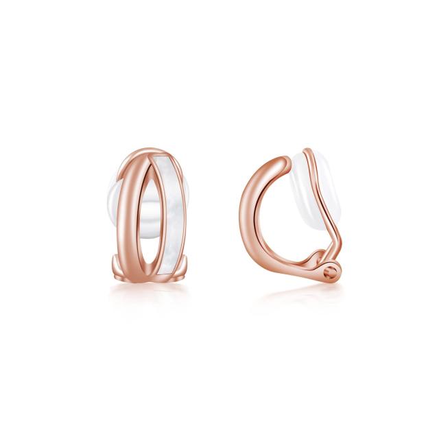 [送料無料]Free bird 痛くないイヤリング レディース 人気 ピンクゴールド 貝殻 シェル の通販は 5,264円