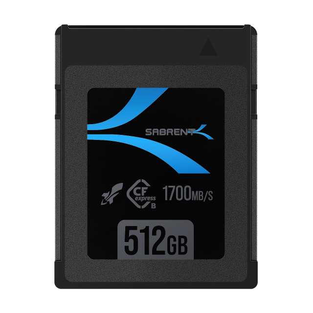 SABRENT CFexpress Type-B 512GB メモリーカード、PS5・PS4・PC・ノートパソコンその他のデバイスで最大1700 MB/秒の高速転送（CF-XTBT-5