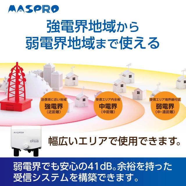 マスプロ電工 ＵＨＦブースター EP3UB_4
