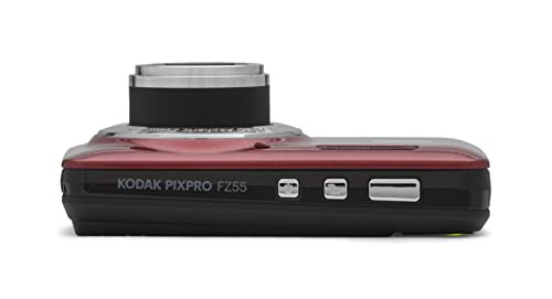 kodak コダック PIXPRO  FZ55 赤デジタルカメラ 光学5倍ズーム電源撮影確認済み