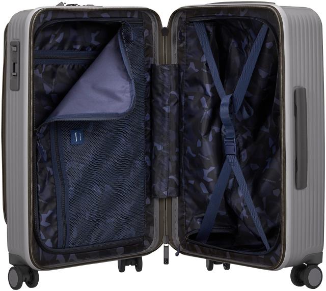 イノベーター スーツケース INV155 マット 55L 付 62 cm 3.9kg スチールグレー