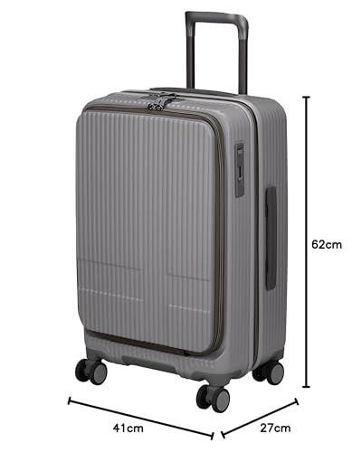 イノベーター スーツケース INV155 マット 55L 付 62 cm 3.9kg スチールグレー