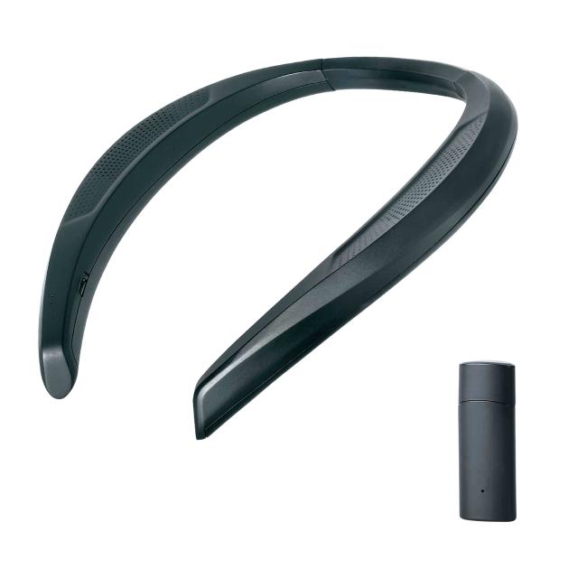 LITHON ライソン Audinsound ウェアラブルスピーカー SP-36 KABS-036B 連続再生12時間 ハンズフリー通話機能付き 超軽量85ｇ Bluetooth送の通販は 6,587円