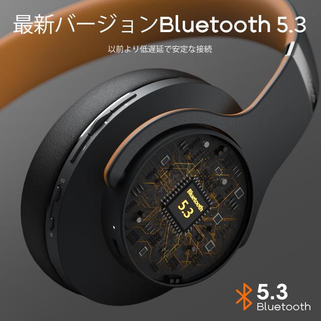 送料無料]DOQAUS(ドカアス) ヘッドホン Bluetooth5.3 ワイヤレス