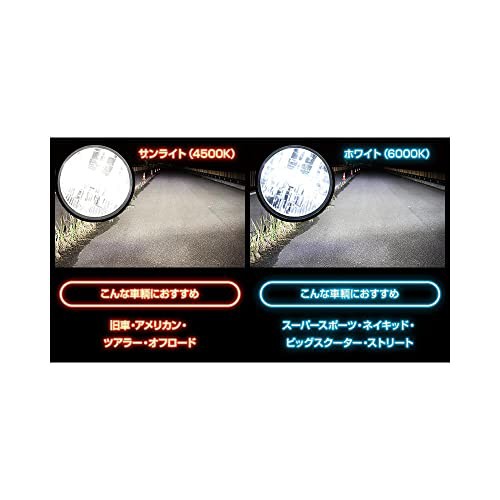 スフィアライト(SPHERELIGHT) 日本製バイク用LEDヘッドライト RIZING2