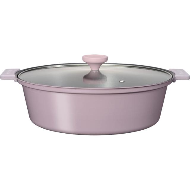 和平フレイズ おしゃれで機能的 テーブルポット 26cm 土鍋風 卓上鍋 内面ふっ素 汚れにくい 直火・IH フラッコ RB-2500の通販は 6,403円