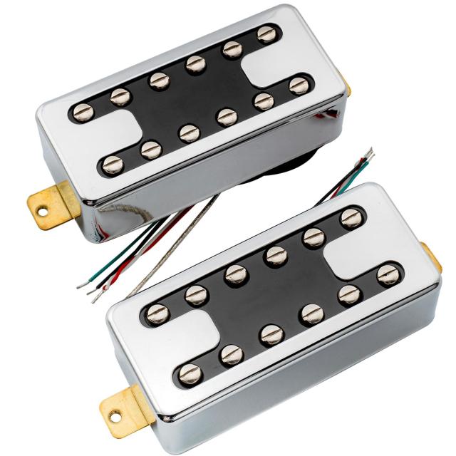 Artec MVH6A Neo Traditional H Filtertronアルニコ5 ハムバッカーピックアップ のど頚/ブリッジ回路PU仕かける 電気ギターギター用、クローム