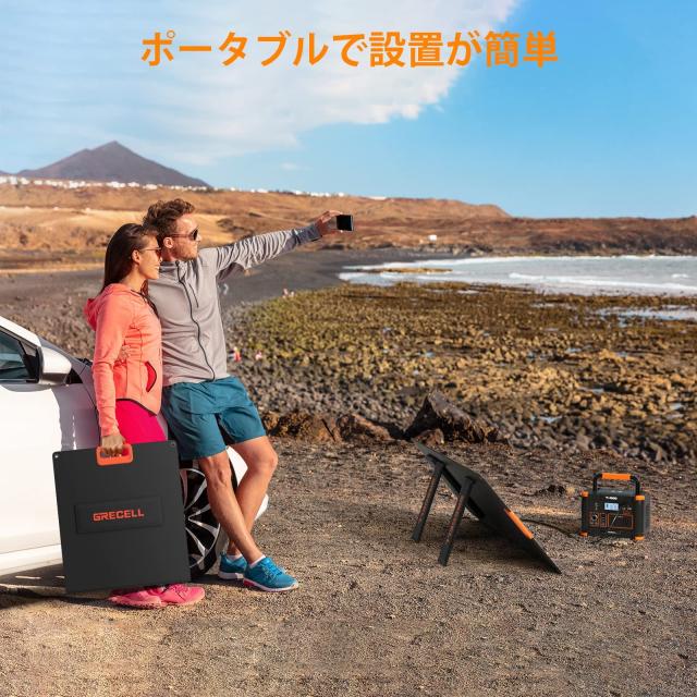 ソーラーパネル100W GRECELL 折りたたみソーラーチャージャー(20V 5A) 23.5%高_5