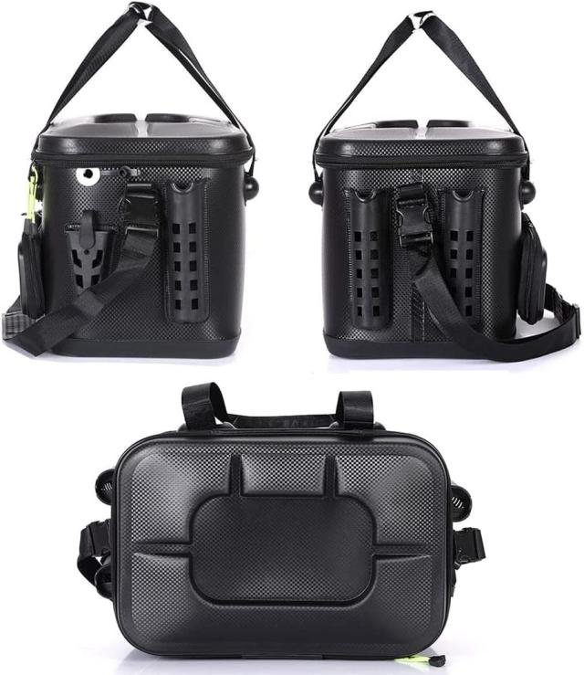 Visame タックルバック 釣りボックス バケツ バッカン 40L EVA素材 多機能 釣り具 釣り用ケース 防災 収納コンテナ タックルバッグ ロッ_6