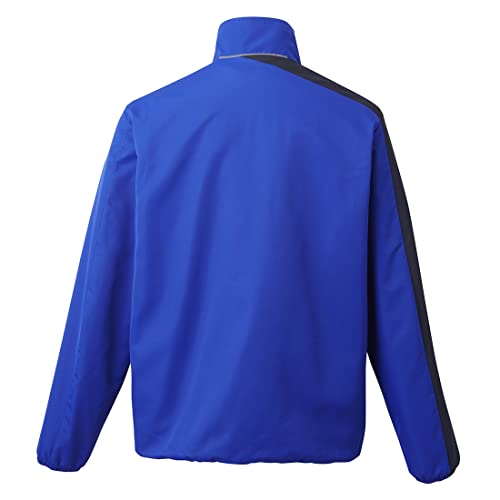 デサント ウインドブレーカー 定番 防風 保温 裏トリコット 前開き 動きやすい トレーニング ジム ランニング メンズ チーム ROY(DTM-3 デサント] ウインドブレーカー 定番 防風 保温 裏トリコット 前開き