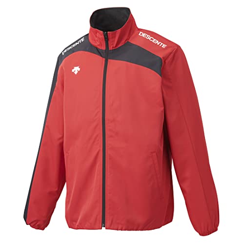 デサント ウインドブレーカー 定番 防風 保温 裏トリコット 前開き 動きやすい トレーニング ジム ランニング メンズ チーム ROY(DTM-3 デサント] ウインドブレーカー 定番 防風 保温 裏トリコット 前開き