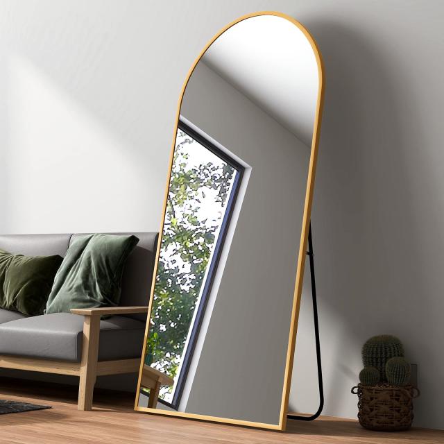 全身鏡 160x50cm 姿見 全身ミラー スタンドミラー 3WAY 壁掛け Amazon