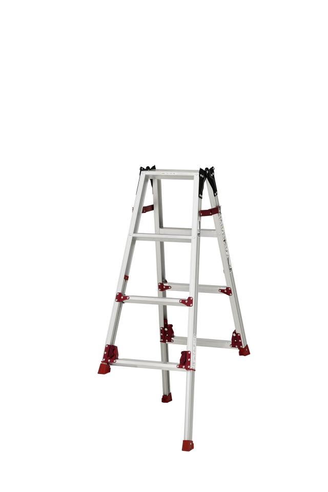 【.co.jp 限定】 ピカ(PiCa) 四脚アジャスト式はしご兼用脚立 4段 (0.94~1 .25m) BCC-120 シルバー 11,506円