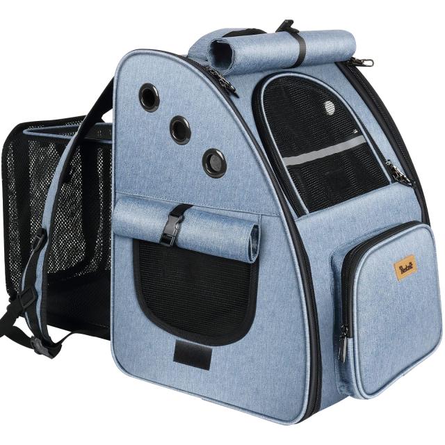 Tresbro 拡張可能な 犬 リュック 猫 リュック【最新型3in1】 猫