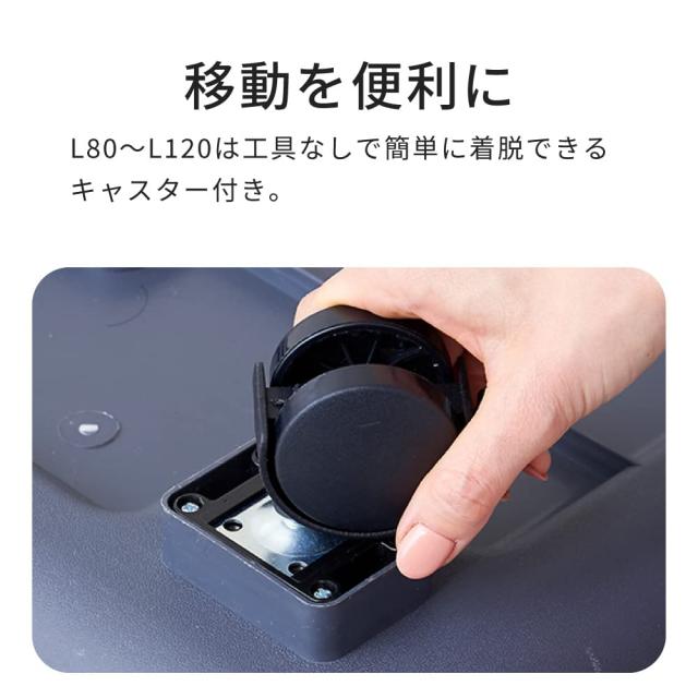 【OFT】 ペットケンネル ファーストクラス L90 専用キャスター付き【外寸】幅60×奥90×高71cm 本体重量(約)：8.8kg ペットキャリー ハー_6