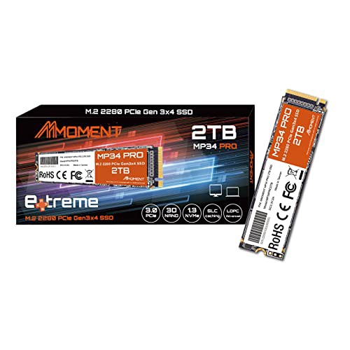 MMOMENT MP34 2TB NVMe M.2 SSD3000MBsi