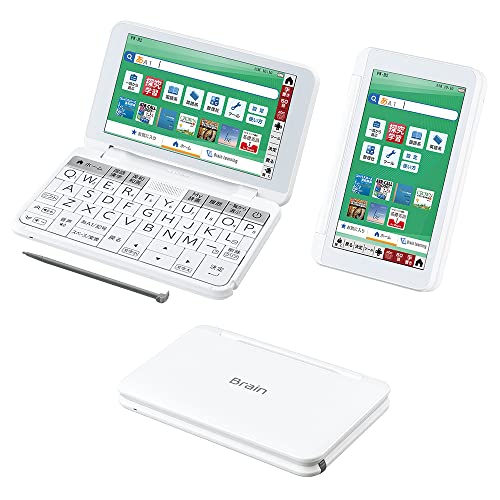 シャープ 電子辞書 BRAIN 高校生モデル(6教科対応) PW-H2-W(ホワイト系) 2022年発売モデルの通販は 26,346円
