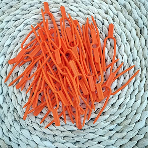 植物サポート 園芸クリップ 固定フォーク 100Pcs イチゴフォーク