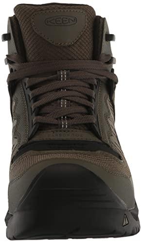 キーン ワークシューズ RENO MID KBF WP DARK OLIVE/BLACK