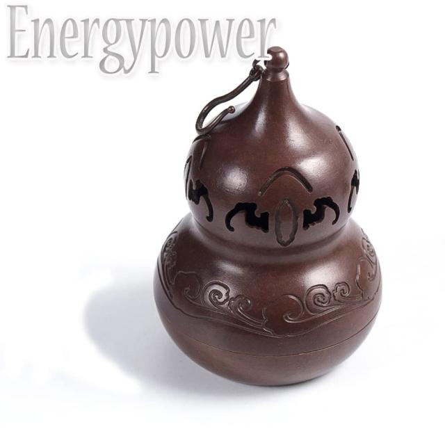 EnergyPower プレミアムアート香炉 純銅製 吊り下げ式 棒線香/渦巻き線香/コーン型全対応 アロマ香炉 チベッタン香炉 仏具 書道・茶道・