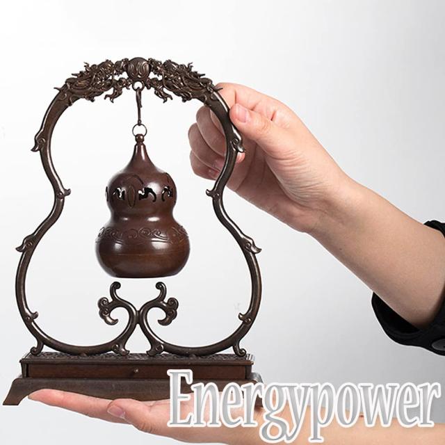 EnergyPower プレミアムアート香炉 純銅製 吊り下げ式 棒線香/渦巻き線香/コーン型全対応 アロマ香炉 チベッタン香炉 仏具 書道・茶道・