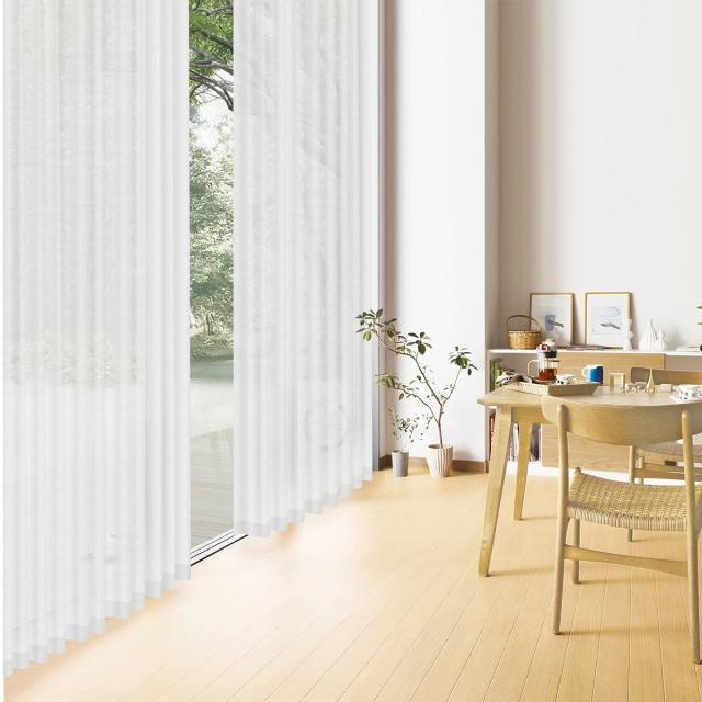 カーテンくれない 節電対策にK-wave-L-eco100 re・birth（リバース）リサイクルポリエステル糸100％使用 【日本製 防炎 ラベル付】高の通販は