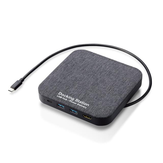 エレコム 外付けSSD ドッキングステーション機能付 500GB HDMI/USB-C/USB-A/USB PD 100W対応 Mac/iPad/Windows対応 ESD-DSA0500GBKの通販は 7,590円