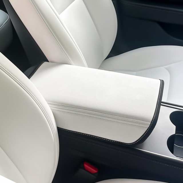 ZSIS 車用アームレストボックスカバー テスラモデル3 モデルY 2017-2022 2023用 セントラルコントロール アームレスト装飾  インテリア カ｜au PAY マーケット
