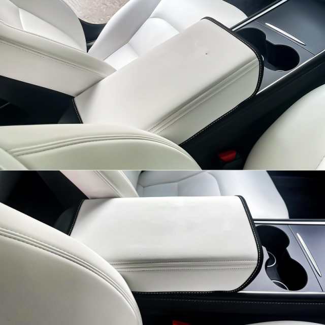 ZSIS 車用アームレストボックスカバー テスラモデル3 モデルY 2017-2022 2023用 セントラルコントロール アームレスト装飾  インテリア カ｜au PAY マーケット
