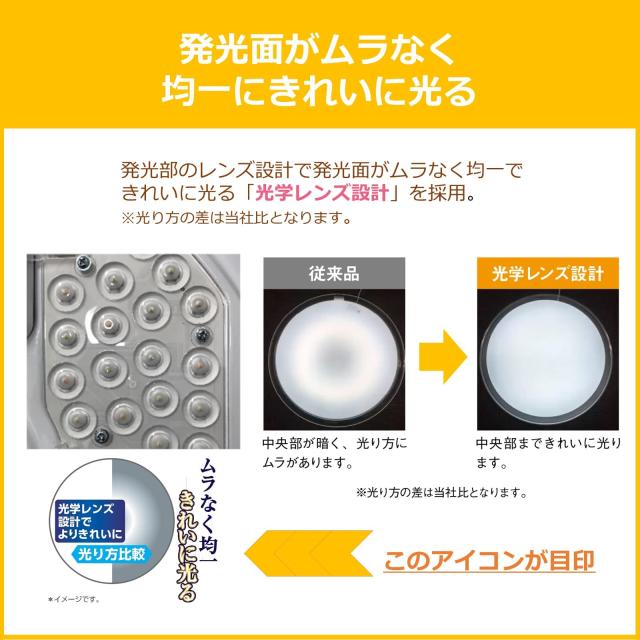 【節電】東芝 LEDシーリングライト日本製 調光・調色タイプ 6畳(日本照明工業会基準)3699lm シンプル しっかり明るい キレイに光る LED_3