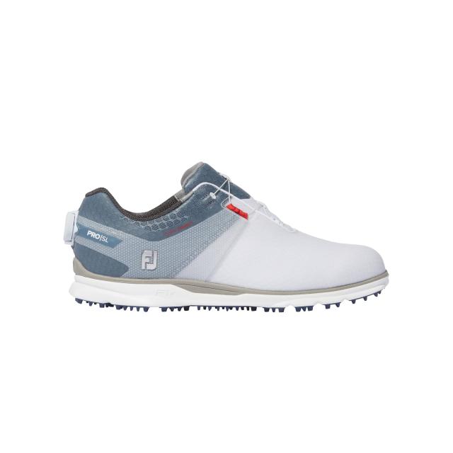 フットジョイ ゴルフシューズ プロ/エスエル スポーツ BOA メンズ ホワイト/ブルー 25.5 フットジョイ ゴルフシューズ プロ/エスエル スポーツ BOA メンズ