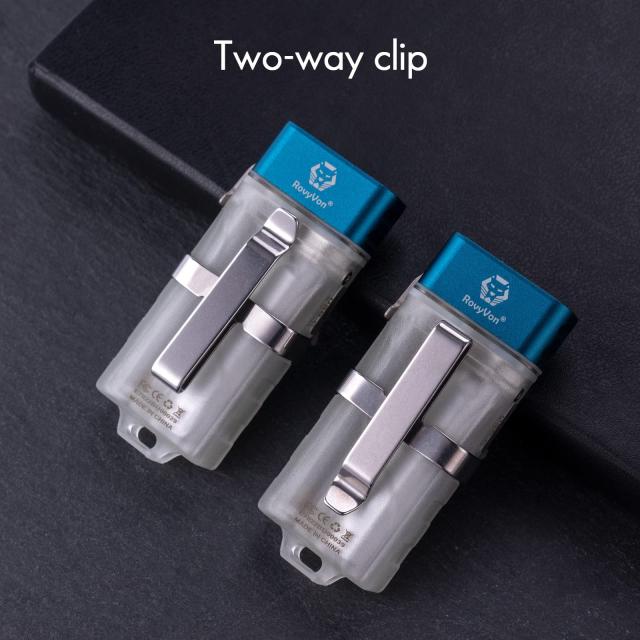RovyVon E7 700 ルーメン コンパクト キーチェーン 懐中電灯 超高輝度 USB C 充電式ポケット EDC 懐中電灯 AAA 交換可能バッテリーをサポ_4