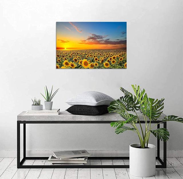 水晶絵　ひまわり　風景画　風景　アート　額縁　アートパネル　向日葵　立体　絵画 水晶絵 ひまわり 風景画 風景 アート 額縁 アートパネル 向日葵