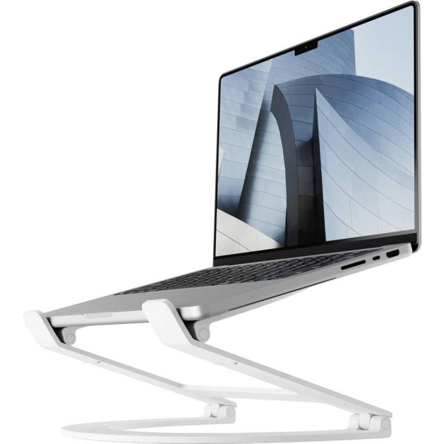 Twelve South Curve Flex | 人間工学に基づいたデザイン 高さ、角度調節可能なアルミニウム製ノートブックスタンド 10-17インチ対応 トラ