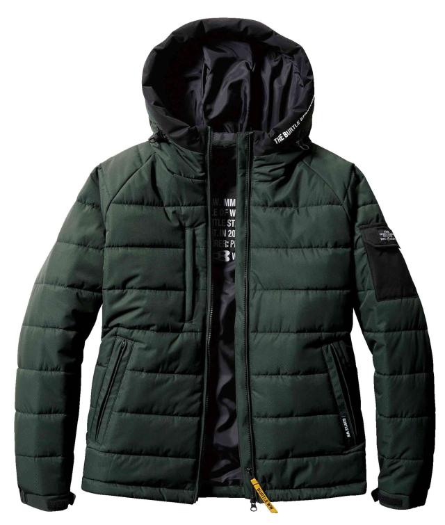 BURTLE バートル 防風フーディジャケット(ユニセ ックス) 秋冬用 アーミカーキ 5030 61 Mの通販は