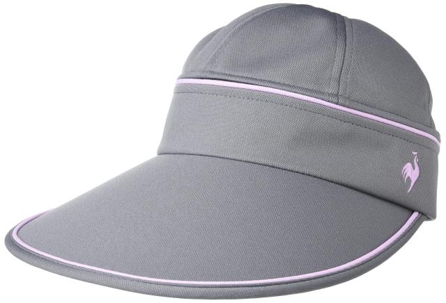 ルコックスポルティフ サンバイザー 【EC限定】 帽子 2WAY クリーニング素材 ウォーキング ジョギング 自転車 レディース グレー Fの通販は 5,720円